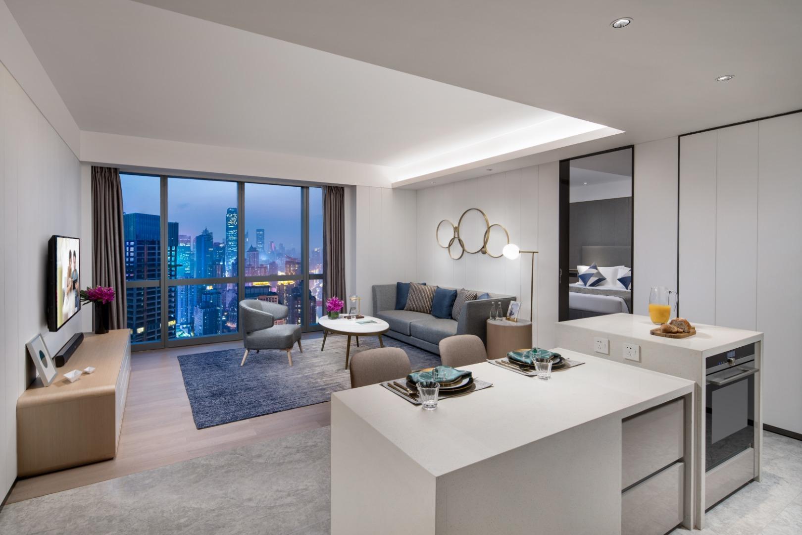 Ascott Raffles City Чунцин Экстерьер фото