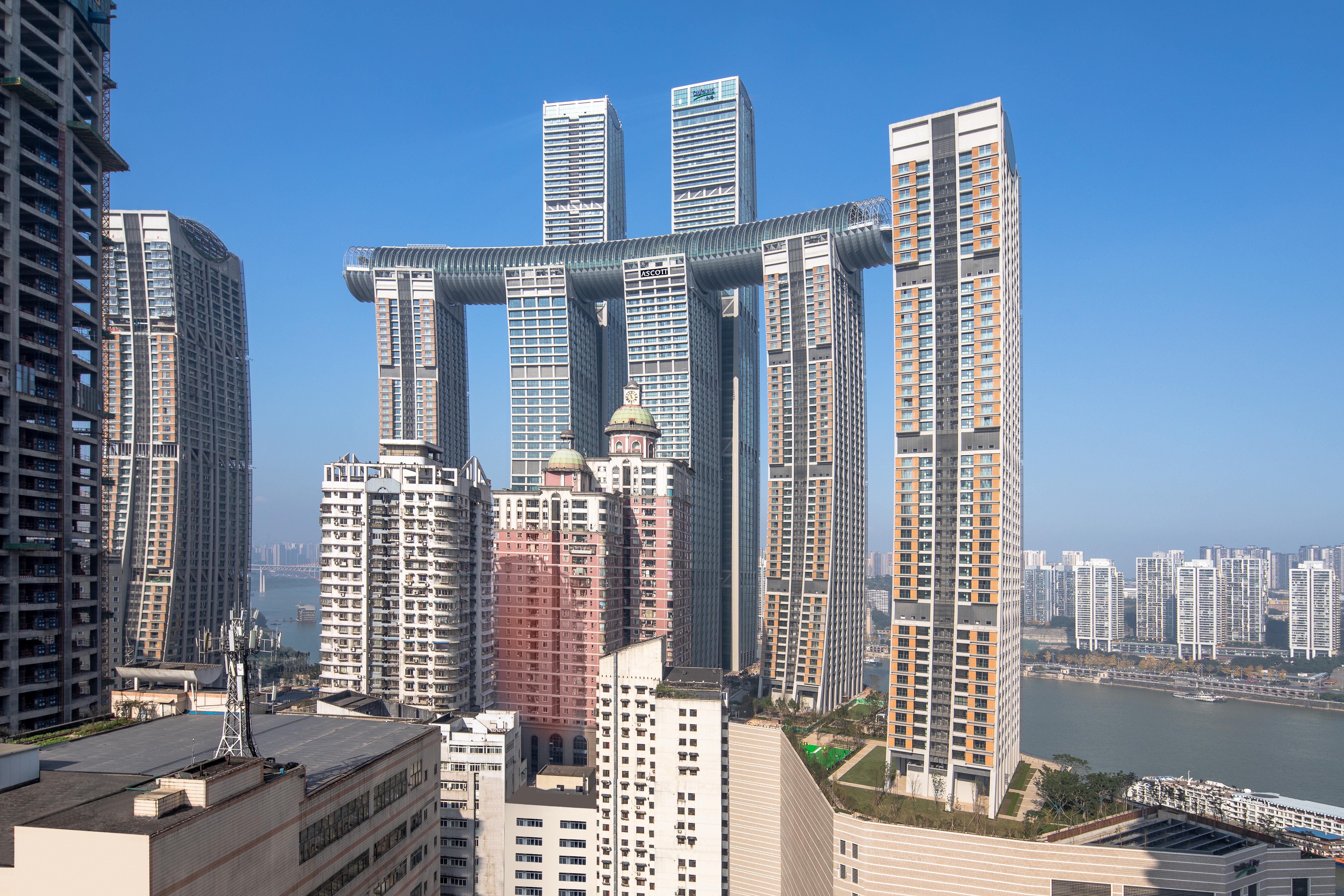 Ascott Raffles City Чунцин Экстерьер фото